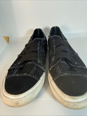 Blowfish Black Canvas Slip-On Sneakers